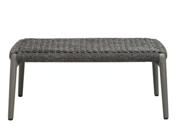 KNOT - Olefin rope and aluminium footstool by JANUS et Cie - view 3